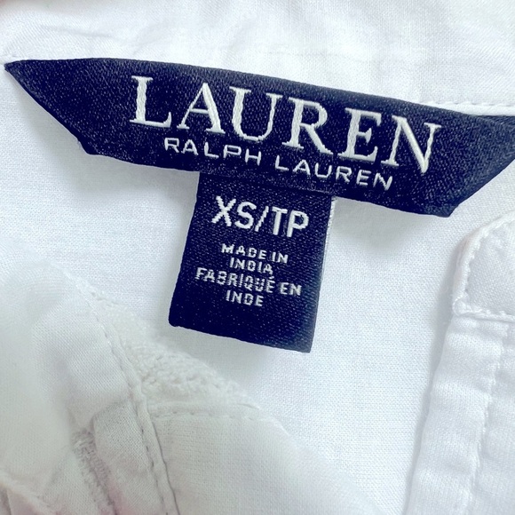 Lauren Ralph Lauren Women's Cotton Long Sleeve Blouse - Picture 4 of 6